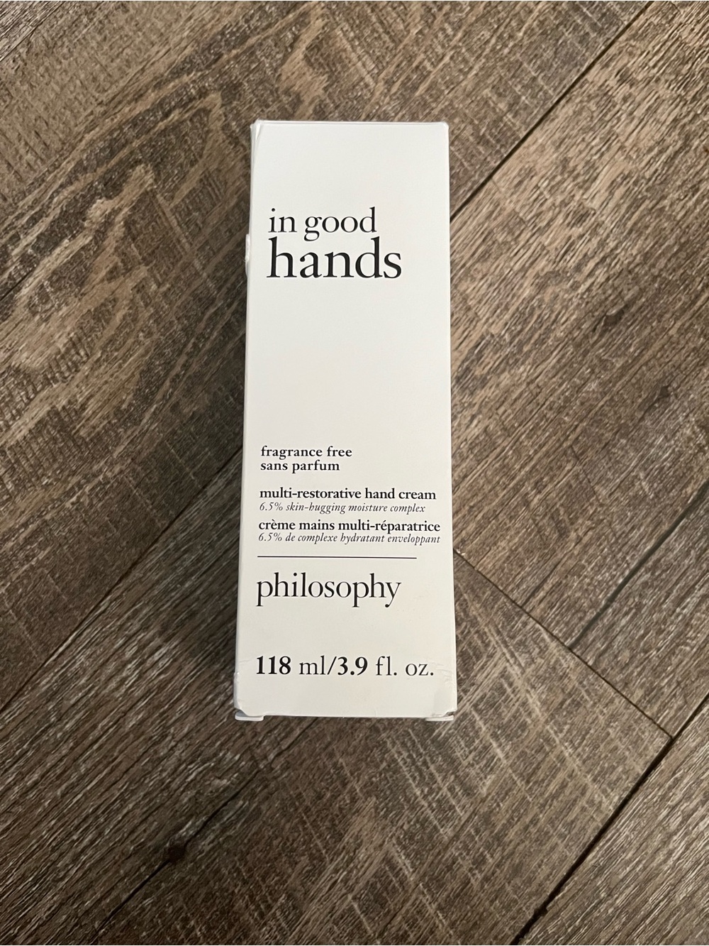 Philosophy In Good Hands Fragrance Free Hand Cream - White